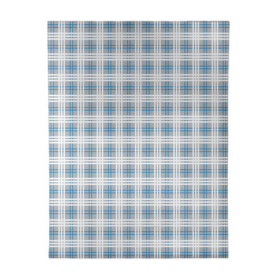 Tapis à carreaux gris