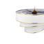 Lustre glamour doré avec capuchon en coton, 15,7 x 15,7 x 7,9 pouces | Hauteur totale: 28,3 pouces | Douille E27, 40 W maximum | Certifié CE | Parfait pour les décors scandinaves et champêtres | Élégant luminaire pour le salon, la salle à manger et le vestibule-608642801-608642810