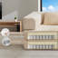 Canapé-lit convertible 118,11 po Chenille, structure fixe, aucun assemblage requis-1630600554