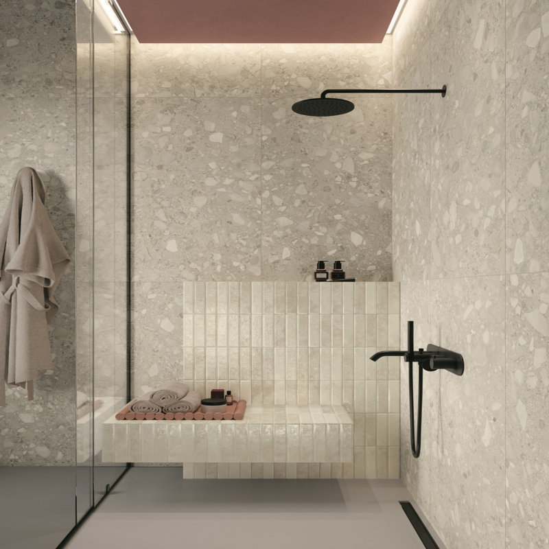 Grand Horizon 2" x 8" Italian Porcelain Subway Tile, Bianco White
