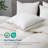 Xavier 100% Organic Cotton Soft-Medium Support Feather Down Pillows Set of 2-864447346