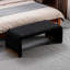 Repose-pieds rembourré en tissu Dant Boucle-1732949820