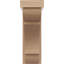 Cèdre Bryant, grain de bois brut TimberThane Corbel, apprêté brun clair-88289350