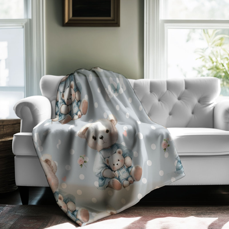 Mama Bear - 1 Piece Premium Blanket, 60" W x 80" L