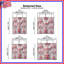 Couvre-lit matelassé rose à motif floral rose-132782228