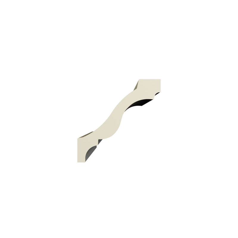 Adeline 96" Gray Polyurethane Crown Moulding