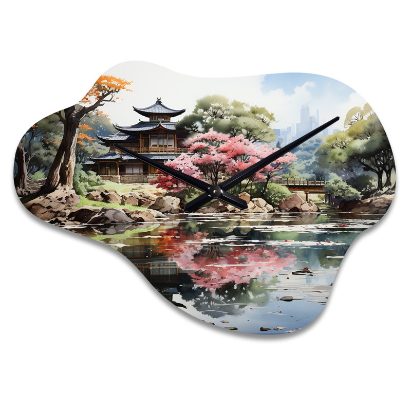 Horloge murale China Art Zen Garden - China Art, Petit