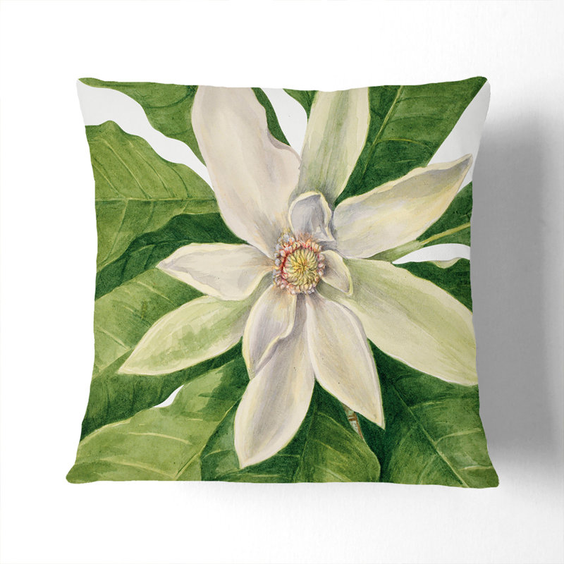 Umbrella Tree Square Throw Cushion, 55cm H x 55cm W x 20cm D