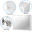 Nakysha Recessed Framed Mirrored Bathroom Cabinets with Mirror and 2