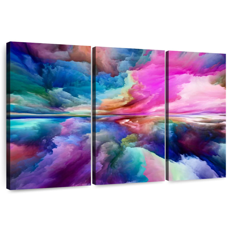 Nuage arc-en-ciel Avery, H 48 po x l 74 po