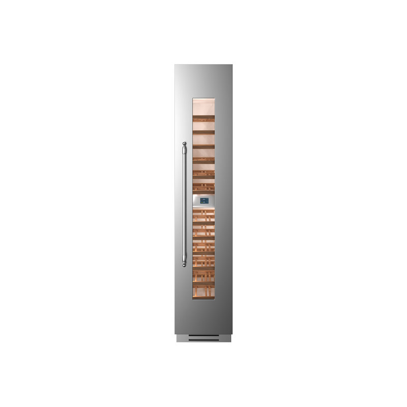 18" Built-in Wine Cellar Column Stainless Steel, Right Handed