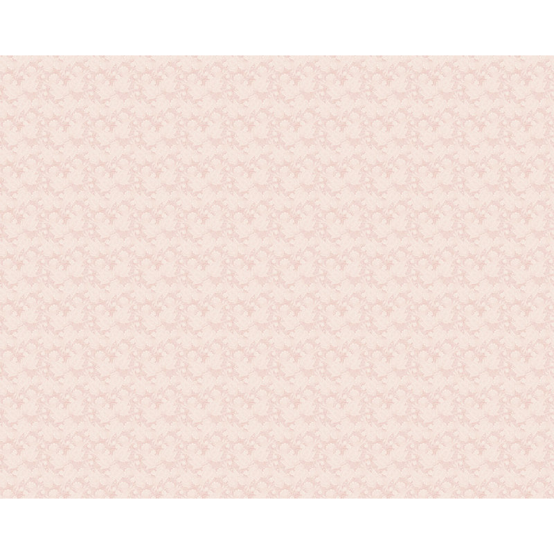 Hilla 10m x 50cm Matte Wallpaper Roll, Light Pink