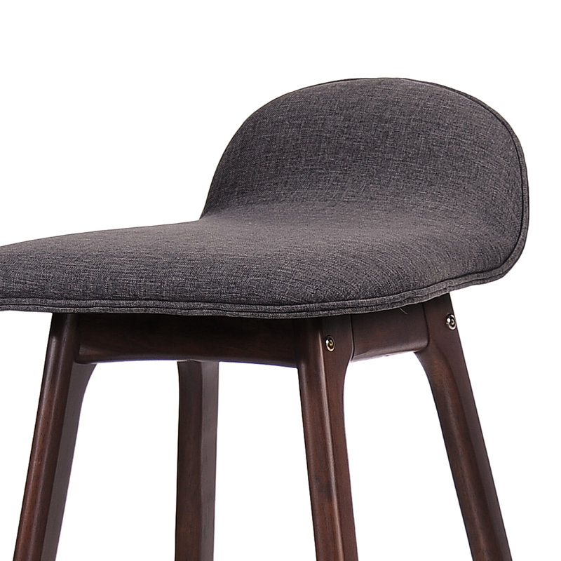 Tabouret de bar 29 po Holden, Gris anthracite, Brun