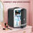 4L/6-Can Black Portable Mini Fridge: Cooler & Warmer For Bedroom/Car/Office/Dorm, Ideal For Cosmetics/Beverage/Food-123707506