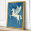 Pegasus in Flight Japandi - Wrapped Canvas-1547495270-1547495264
