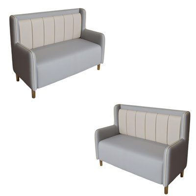 Banc rembourré en similicuir Light Luxury Fashion