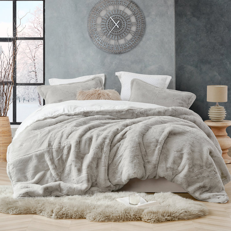 Chunky Bunny Posh & Luxe Polyester Baffle Box Stitch Comforter Set, King Comforter + 2 Shams