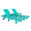 Ensemble de chaises longues inclinables 77,6 "Aderson-88498347