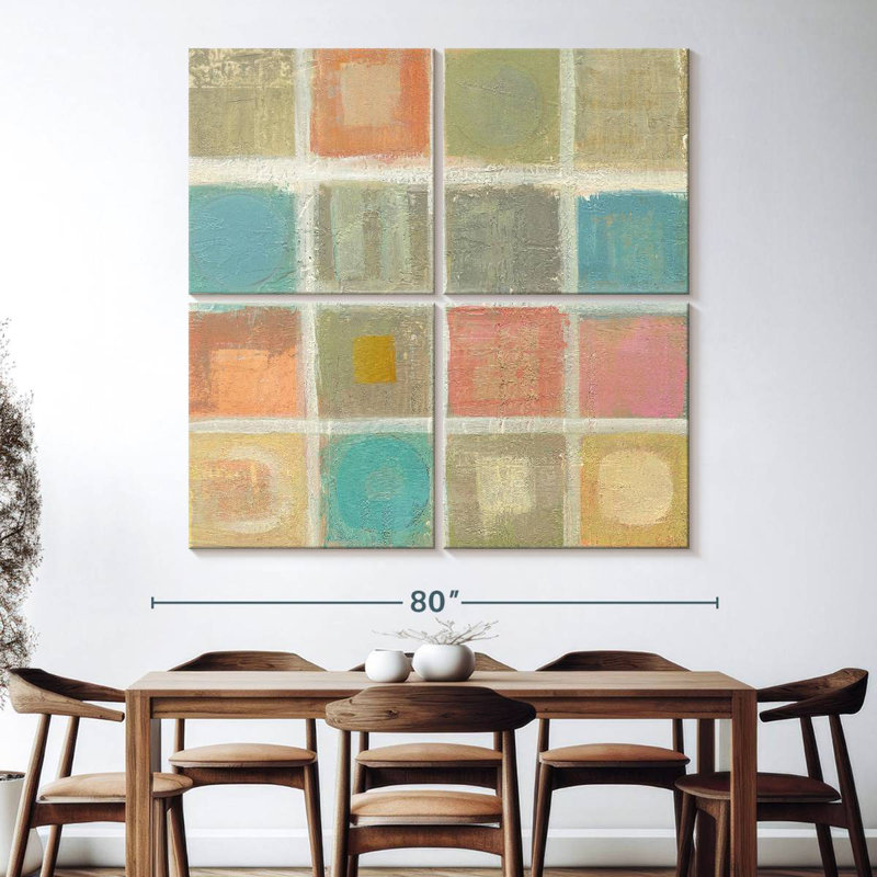 Avery Sea Glass Mosaic Tile, 74" H x 74" W