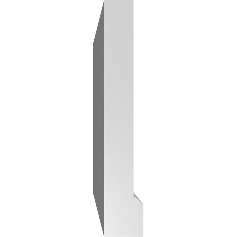 Cadre de seuil Brickmould, brun clair apprêté, H 12 po x l 14 po x P 2 po