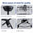 Modern Black Crystal Reversible Ceiling Fan Light With Remote