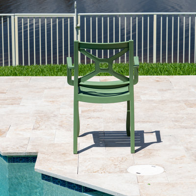 Stacking Patio Dining Armchair by Rainbow Outdoor