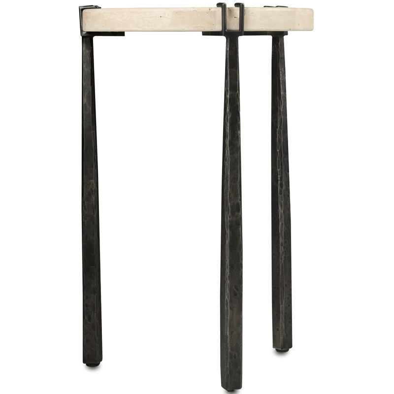 Driftwood Stone End Table