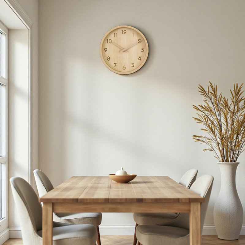 Horloge murale moderne 12 po Ulmar