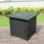 Table de foyer d'extérieur au propane en fer avec couvercle H 24,8 po x l 28 po Lyyna-1475933476