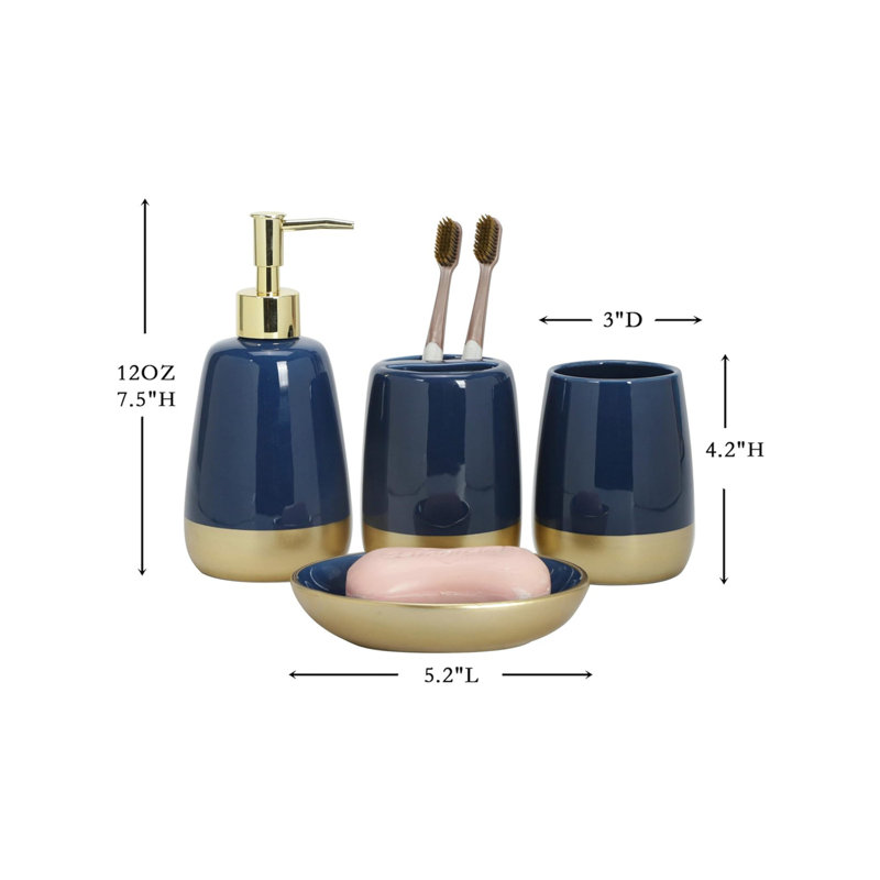 Ceramic / Porcelain Bathroom Accessory Set