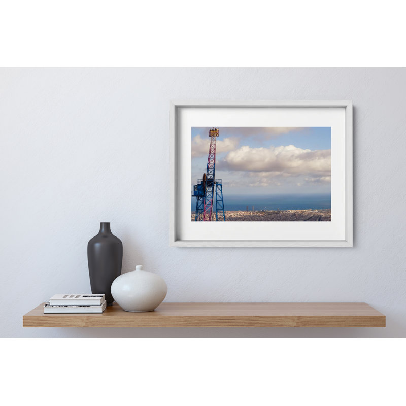 Lookout Point Print by Joseph Regan, 14" H x 16" W x 0.75" D, White