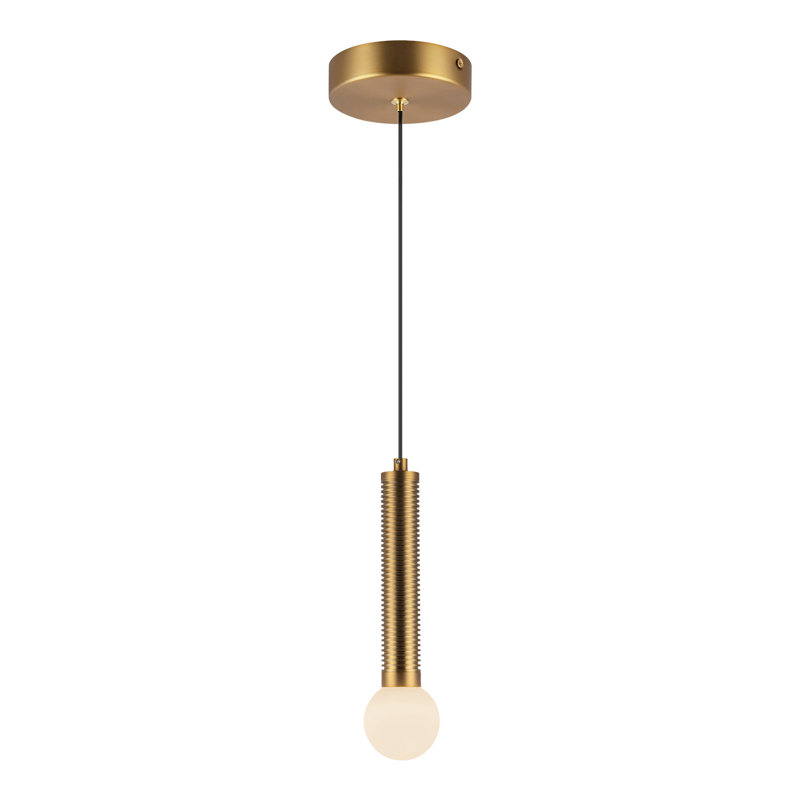 Serville 9-In Pendant, Gold