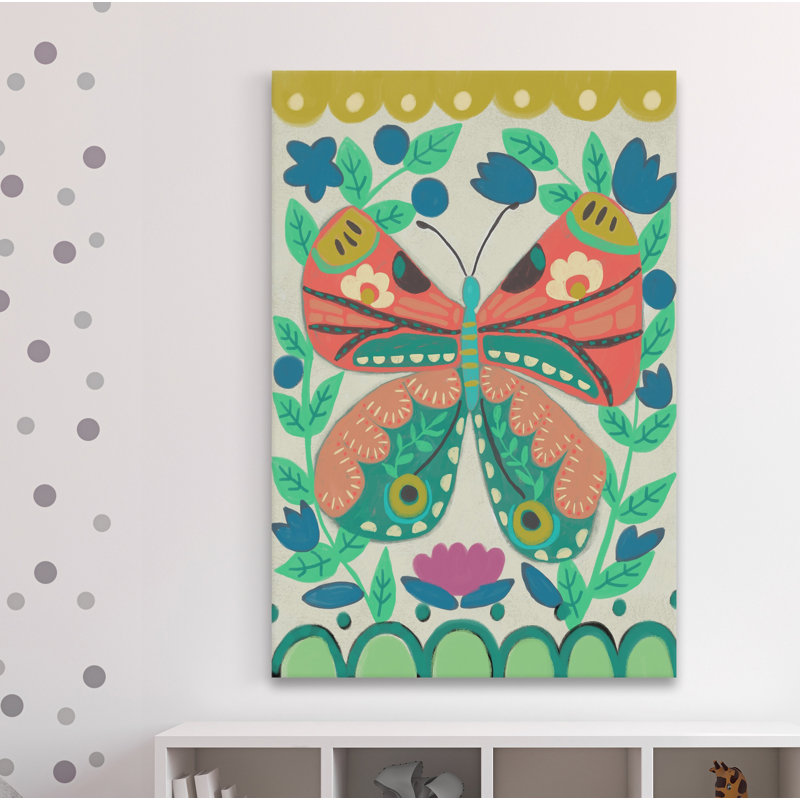 Petit «Flutterfly I», reproduction sur toile tendue Petit, H 60 po x l 40po x P 1,5 po