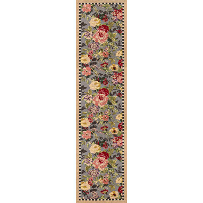 Tudor Rose Washable Rug