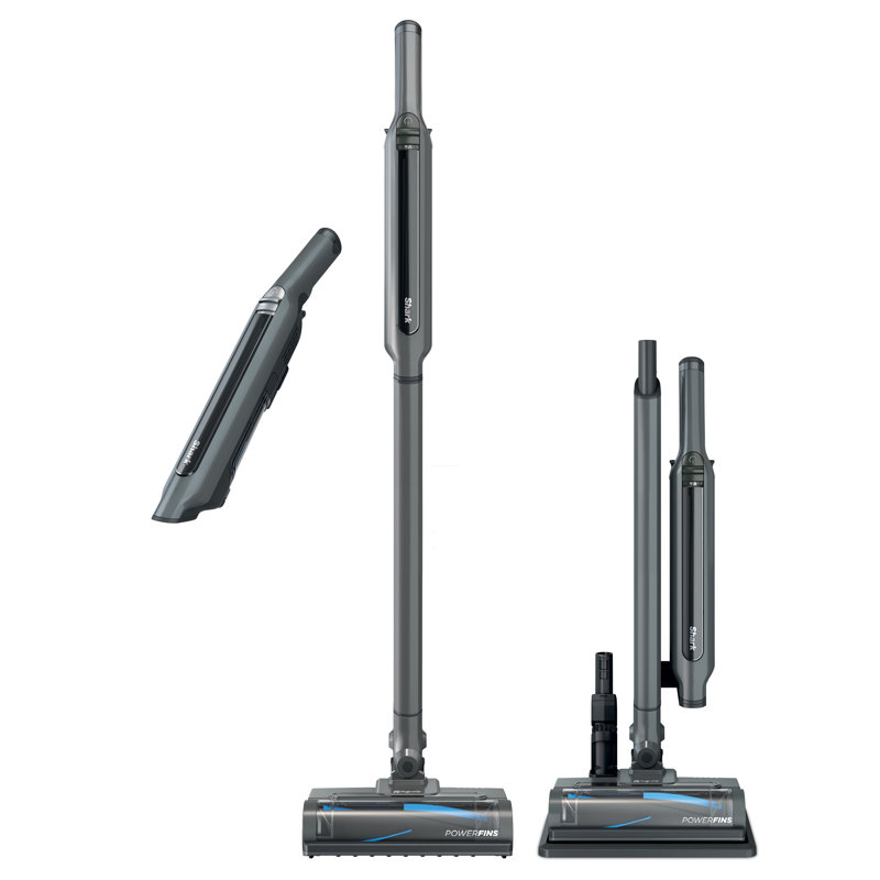 Slate Grey Convertible Cordless Stick Vacuum with HEPA Filter