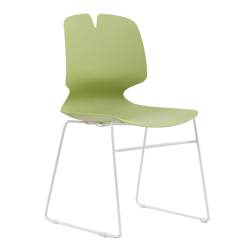 De 4 chaises de bureau empilables modernes en polypropylène pour un confort ergonomique et un dossier de 180 kg