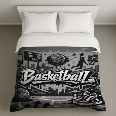 Housses de couette Basketball Graffiti Art
