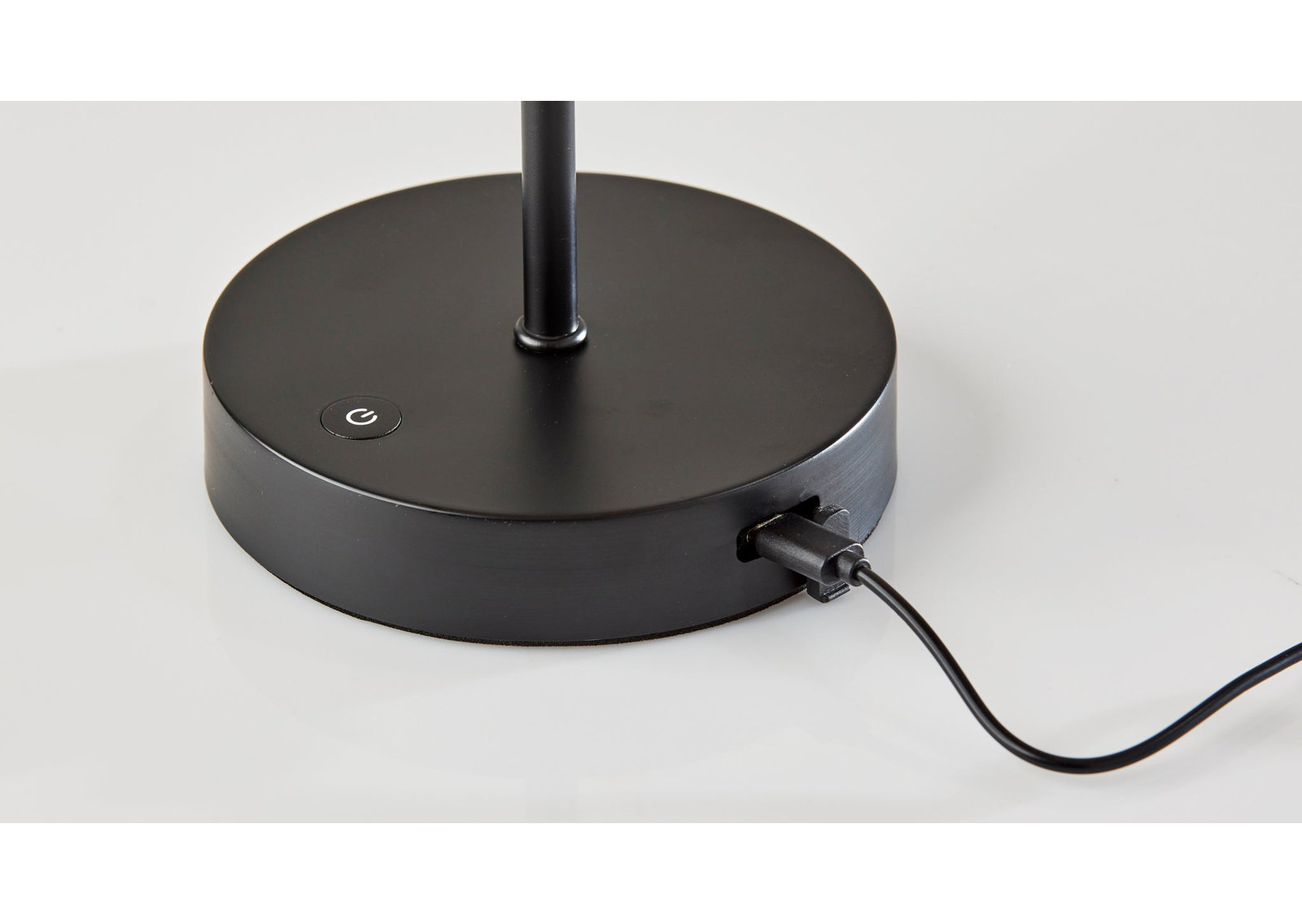 LED Cordless Table Lamp, Matte Black