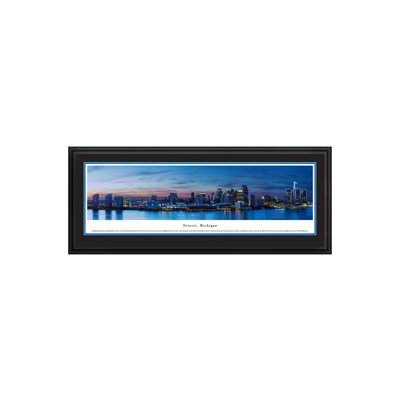 " US Skyline Detroit, Michigan " by James Blakeway