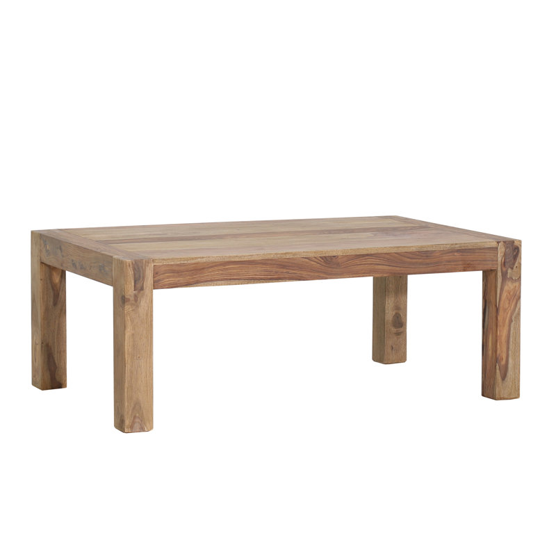 Rigid Solid Wood Coffee Table, 45cm H x 120cm W x 70cm D