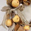 Couronne de pomme artificielle de 16 po faite à la main pour l'automne et l'hiver Ansuma