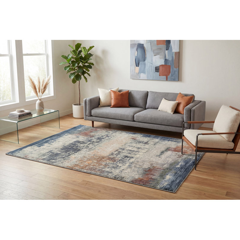Darlenatta Abstract Indoor Rug, Rectangle 9'2" x 12'5"