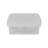 Wham Clip Square Plastic Storage Boxes with Secure Clip Lock Lids Clear/Clear/Clear