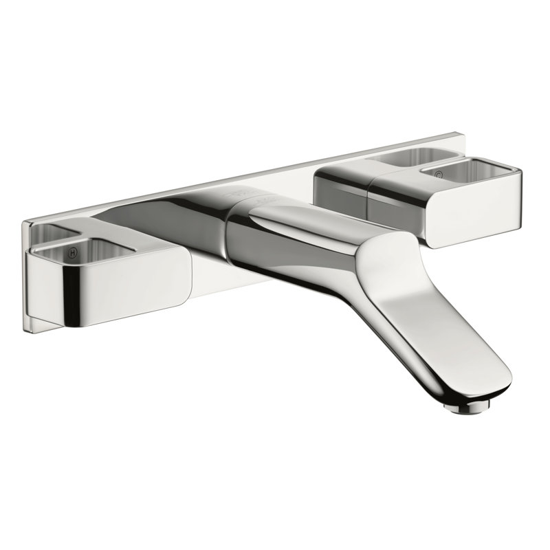 Urquiola Wall Mounted Bathroom Faucet, Chrome