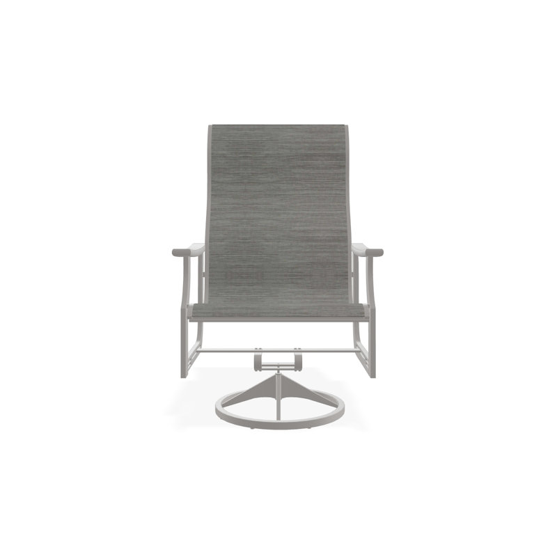 St. Catherine Polymer Outdoor Lounge Chair, Warm Gray, Deacon