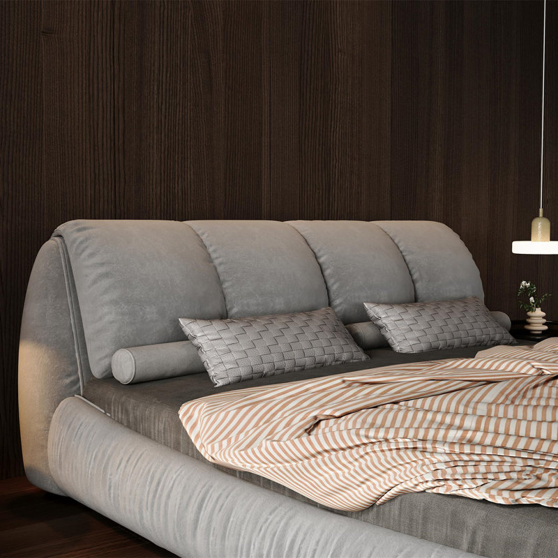 King Size Green Upholstered Platform Bed - Orren Ellis