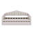 Multifunctional Twin Upholstered Daybed With Pull-Out Trundle And Built-In USB Charging-1198812293