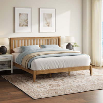 Malinda Mission Style King Panel Bed