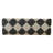 Covington Handmade Jute/Wool Black/Gray Checkered Accent Bench