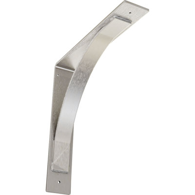 3"W x 16"D x 16"H Morris Steel Bracket, Stainless Steel